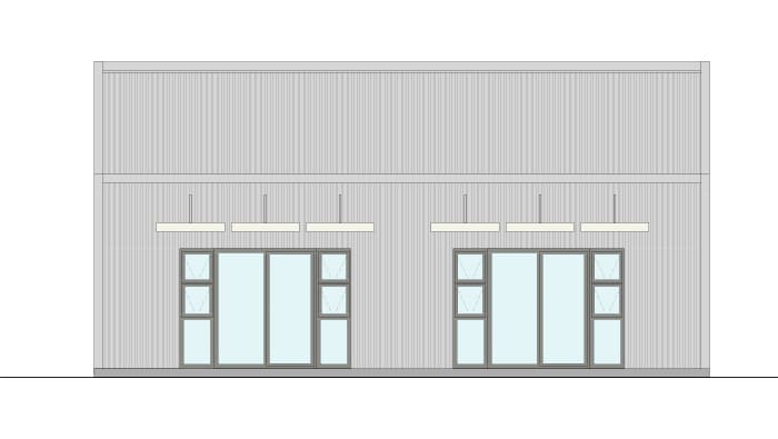 The-Cottage - Medium Unit - Front Elevation