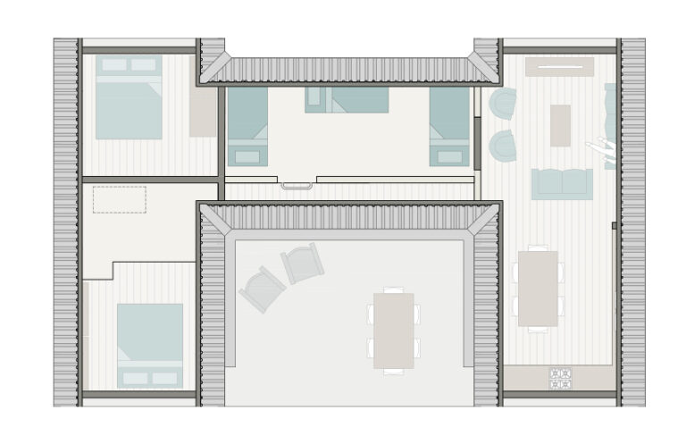 The CHALET 2 Bed Large Loft Area